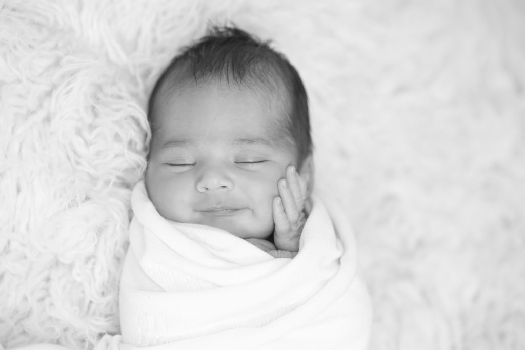 photo en studio pour la naissance